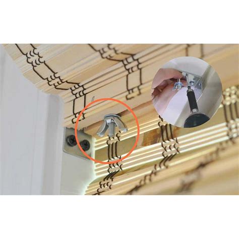 wing nut blinds metal bracket|bamboo shade wingnut mount.